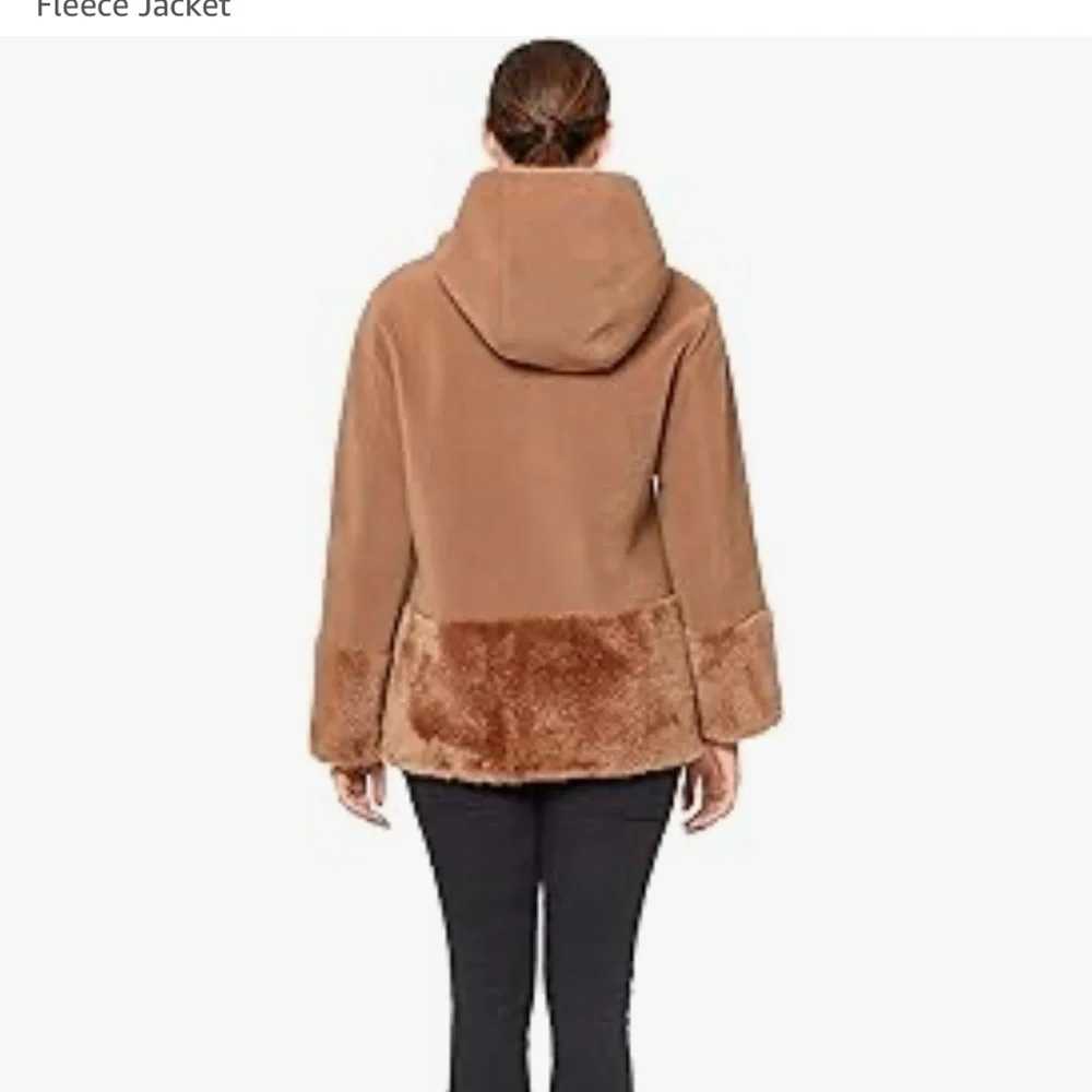 NWT Koolaburra by UGG Long-Sleeve Hooded Outerwear Fleece Jacket Size XL - Picture 4 of 8